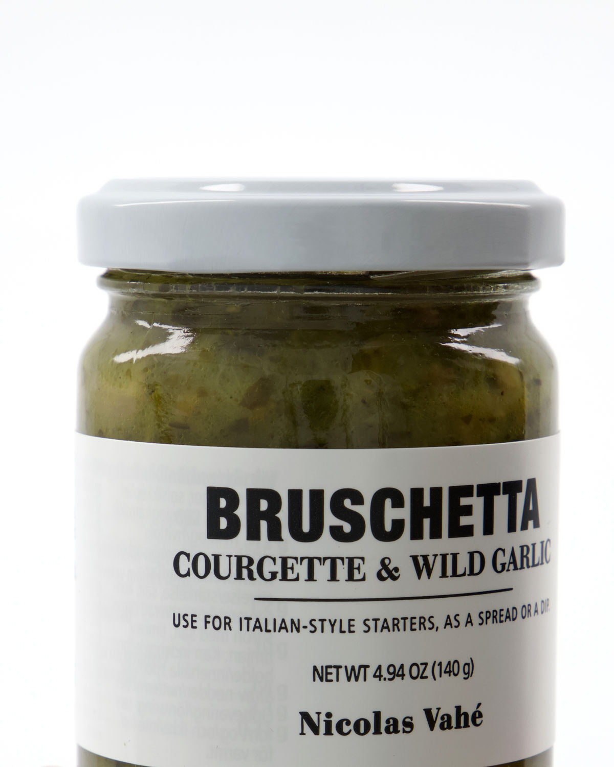 Bruschetta, courgette & wild garlic