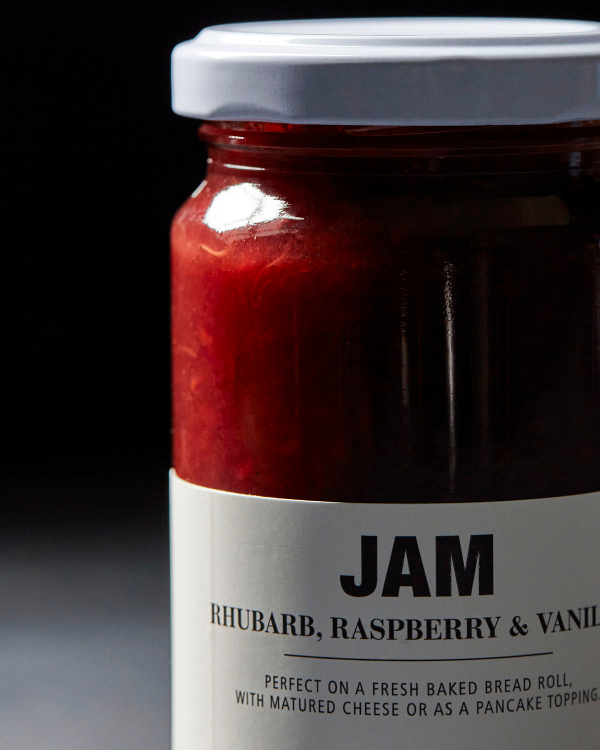 Jam, Rhubarb, Raspberry & vanilla