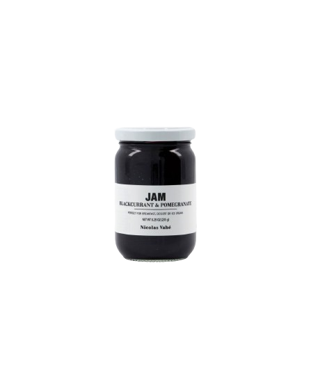Jam, blackcurrant & pomegranate