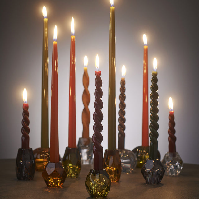 Ljusstake "Evi" Dark Amber