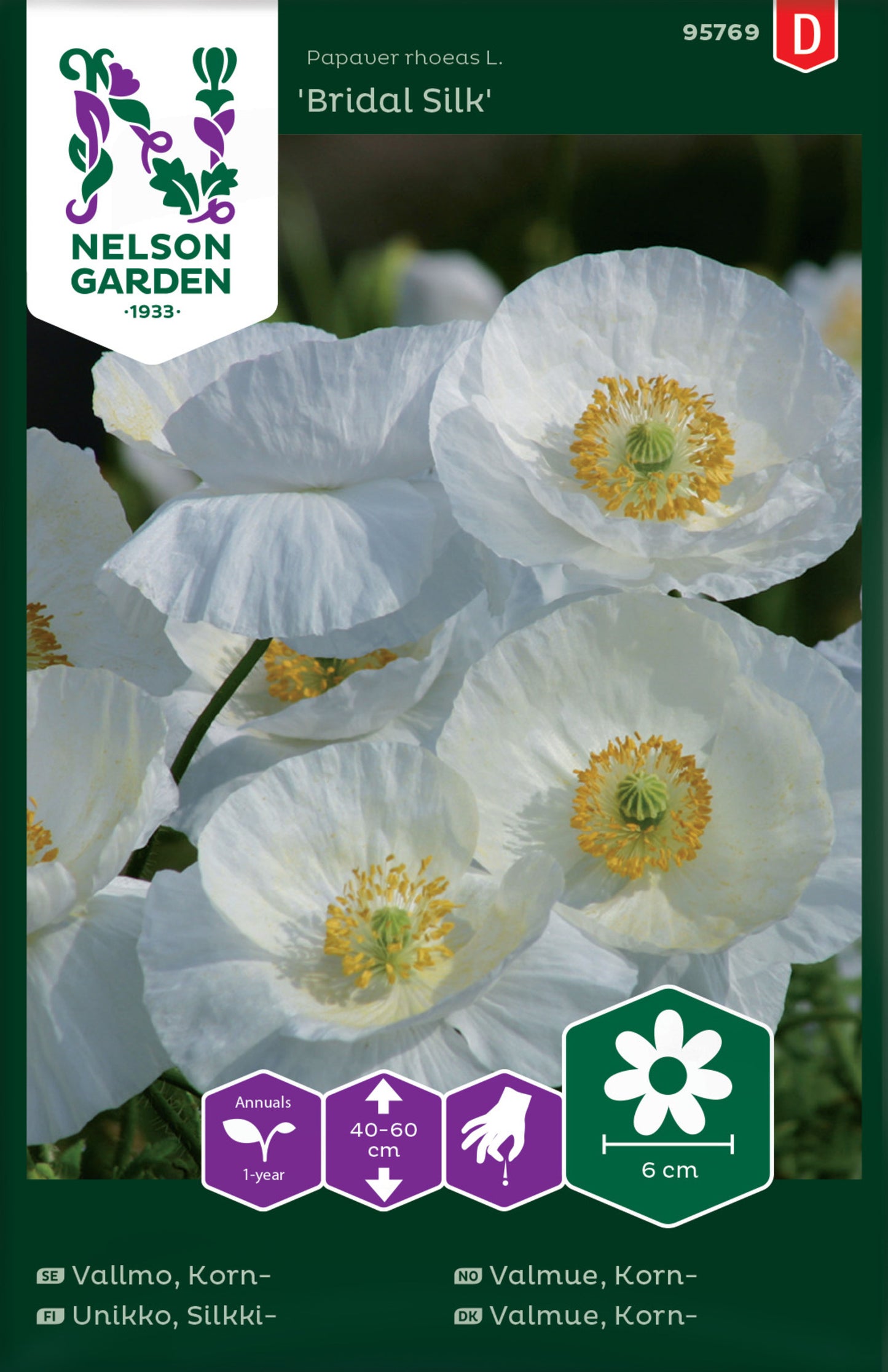 Kornvallmo, Bridal Silk