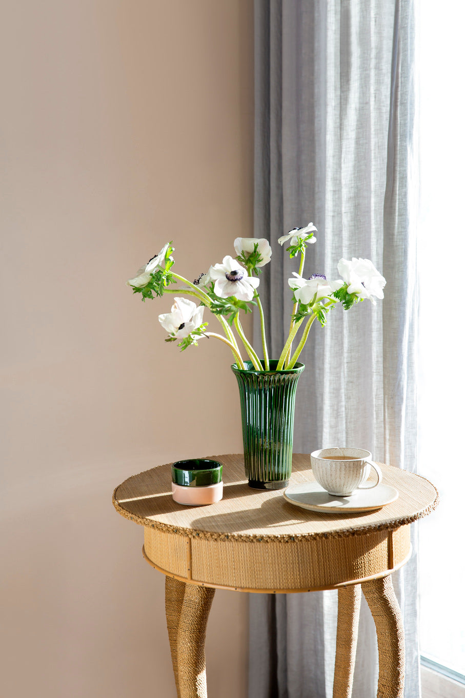 Daisy Vas Emerald Green