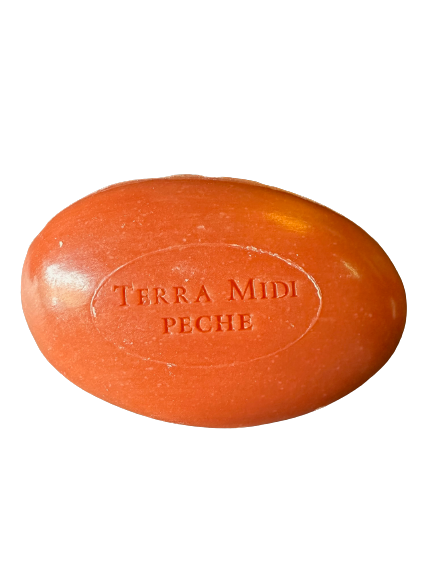 Tvål "gåsägg" Persika från Terra Midi