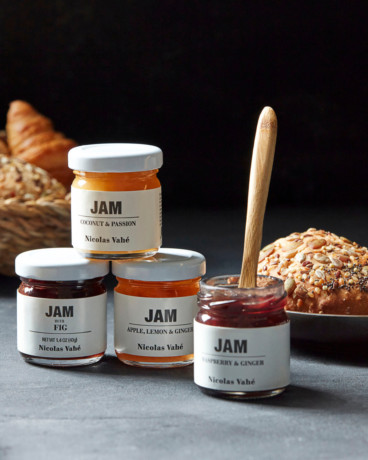 Jam, 4 x 40 g. Presentask